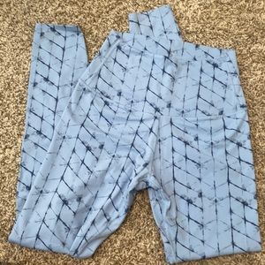 Tavi blue chevron 7/8 leggings